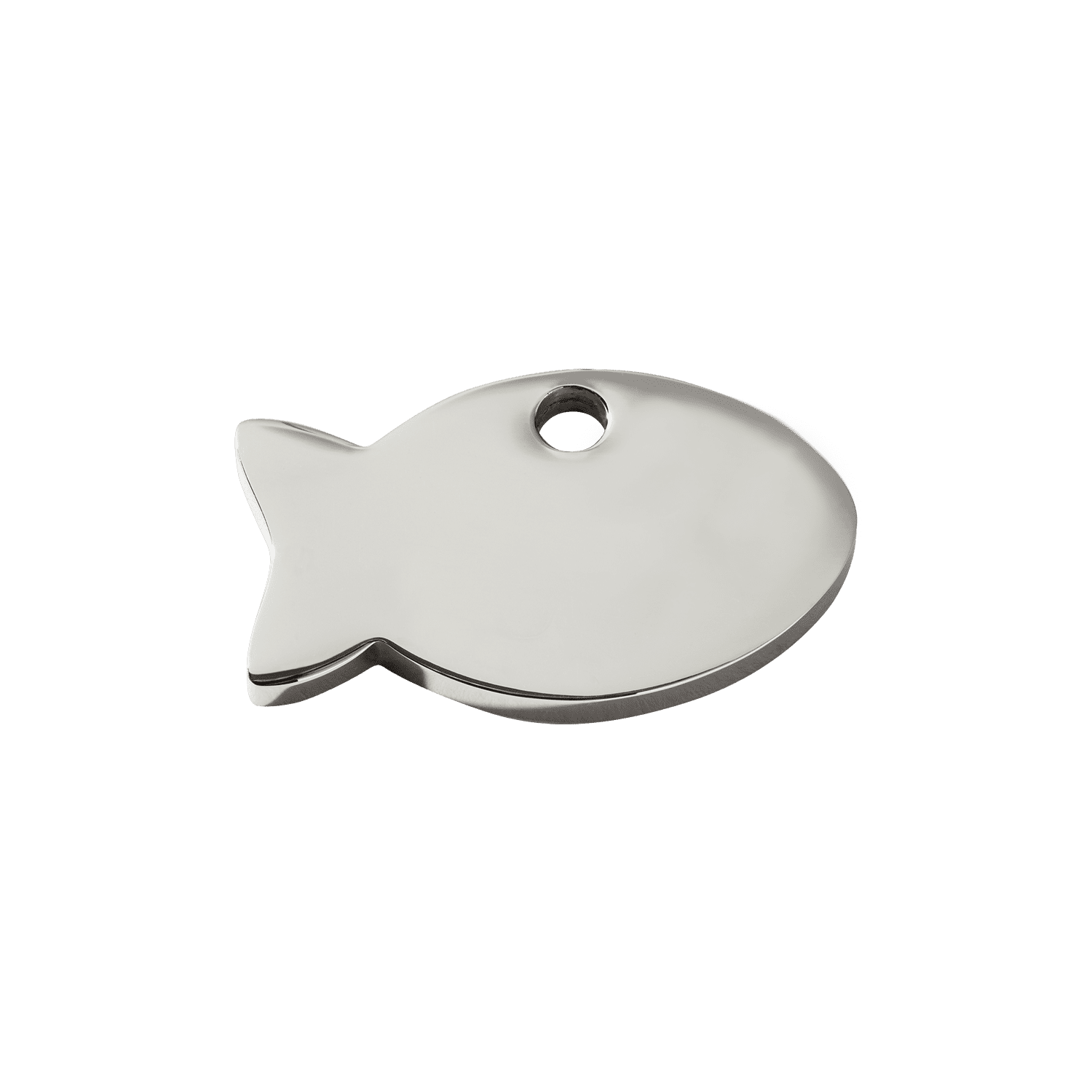 Rückansicht - Katzenmarke Fisch Swarovski Kristall klein